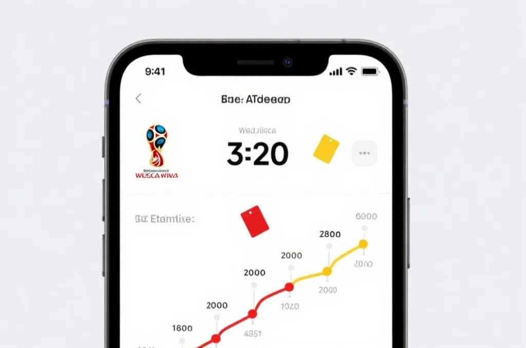 2026世界杯实时比分APP界面展示比分和关键事件
